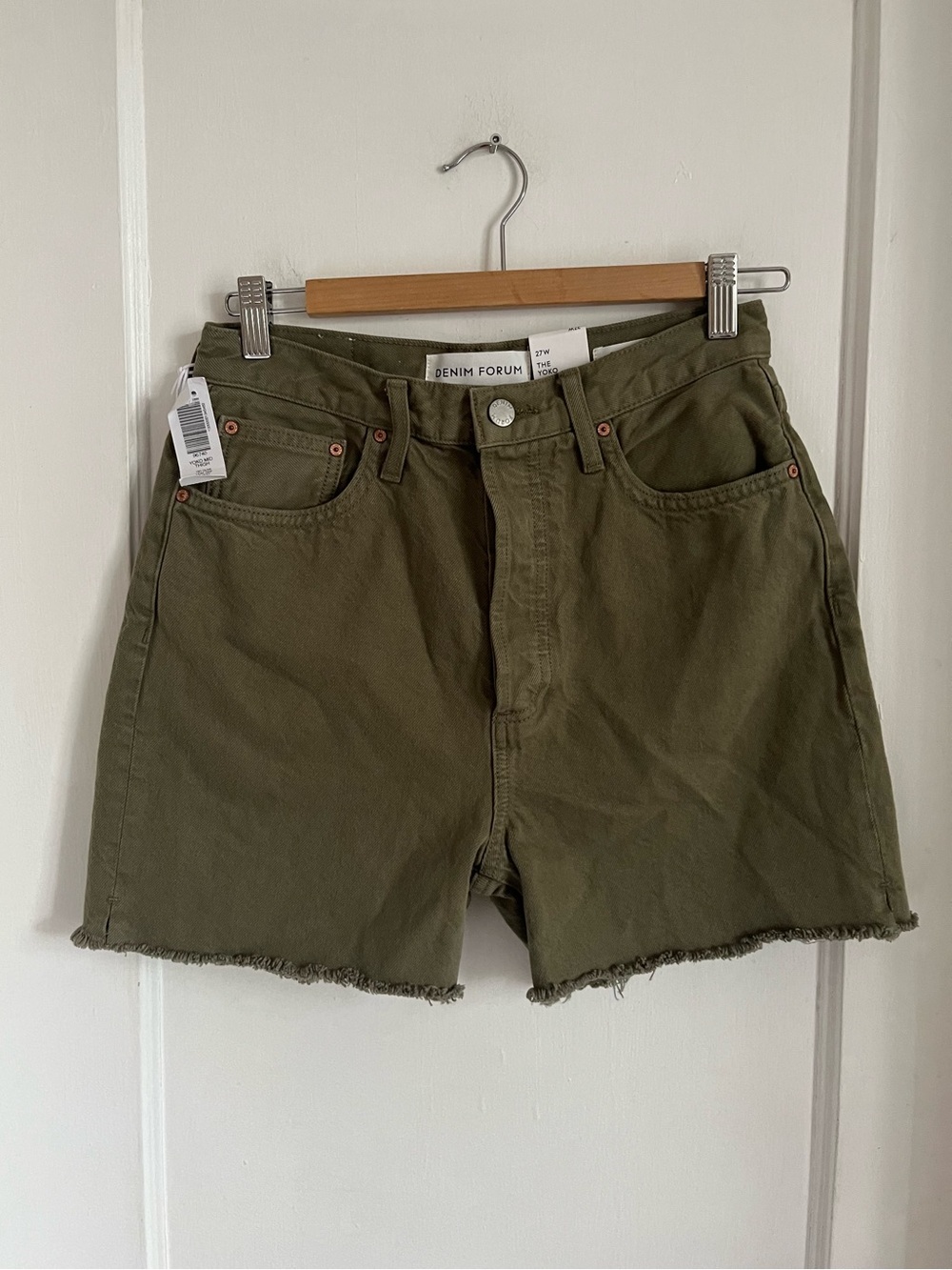 Denim Forum Olive Yoko Mid Thigh Short